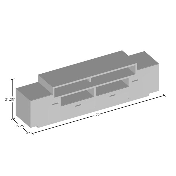 Wade Logan® Aston TV Stand for TVs up to 43" & Reviews Wayfair